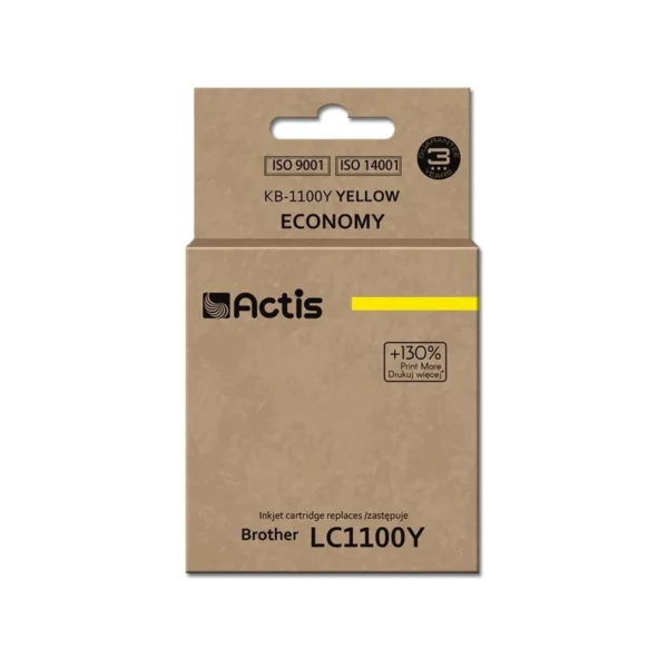 Actis KB-1100Y Ink (replacement for Brother LC1100Y/980Y; Standard; 19 ml; yellow)