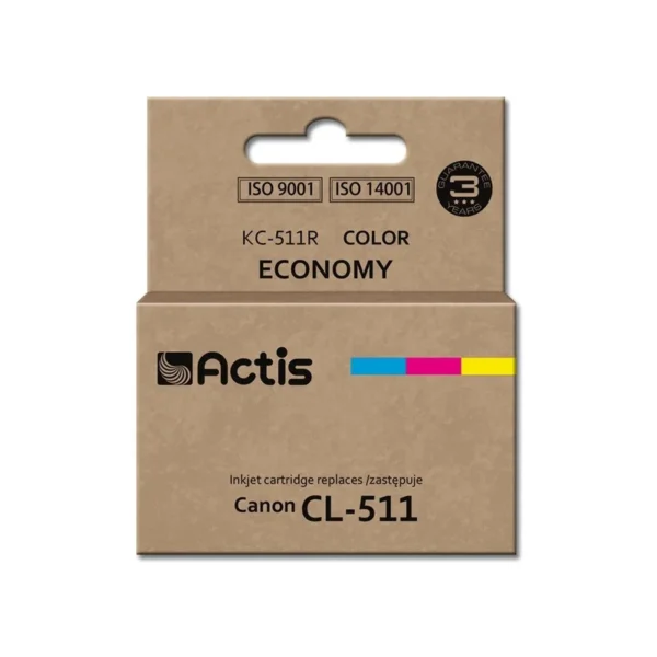 Actis KC-511R Ink (replacement for Canon CL-511; Standard; 12 ml; color: cyan, magenta, yellow)
