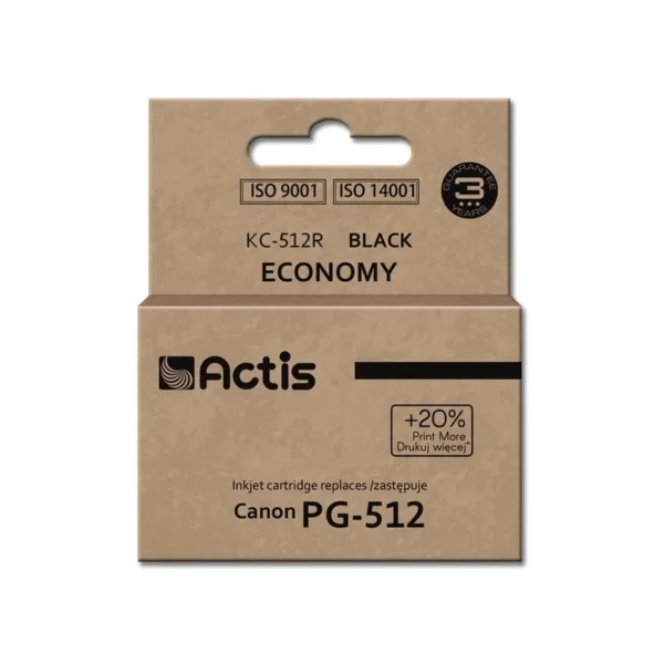Actis KC-512R ink (replacement for Canon PG-512; Standard; 15 ml; black)