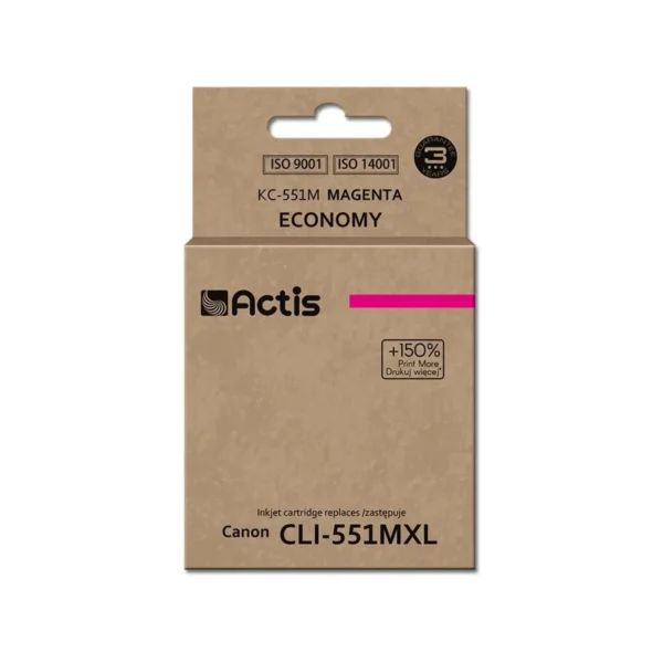 Actis KC-551M Ink (replacement for Canon CLI-551M; Standard; 12 ml; magenta)