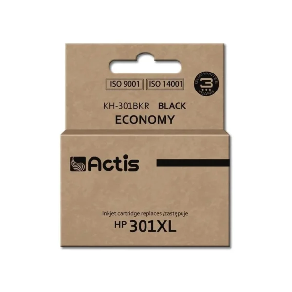 Actis KH-301BKR ink (replacement for HP 301XL CH563EE; Standard; 20 ml; black)