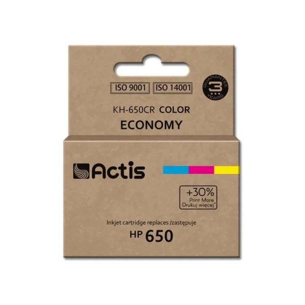 Actis KH-650CR ink (replacement for HP 650 CZ102AE; Standard; 9 ml; color)