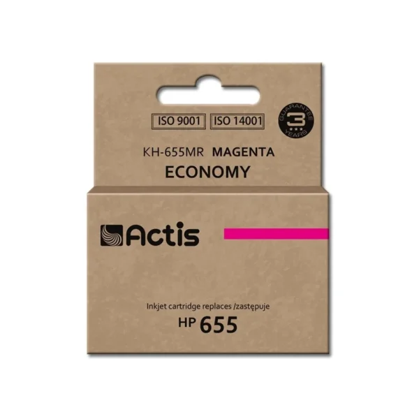 Actis KH-655MR ink (replacement for HP 655 CZ111AE; Standard; 12 ml; magenta)
