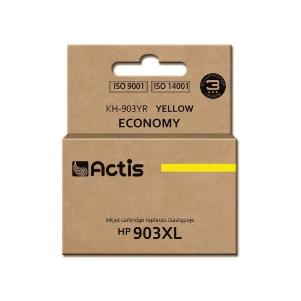 Actis KH-903YR ink (replacement for HP 903XL T6M11AE; Standard; 12 ml; yellow) - New Chip