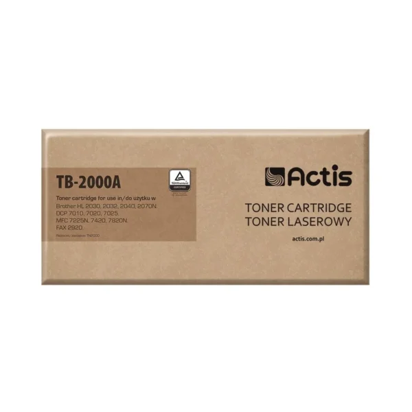 Actis TB-2000A Toner (replacement for Brother TN2000 / TN2005; Standard; 2500 pages; black)