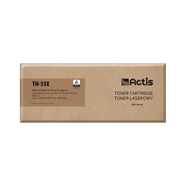 Actis TH-55X toner (replacement for HP 55X CE255X, Canon CRG-724H; Standard; 12500 pages; black)