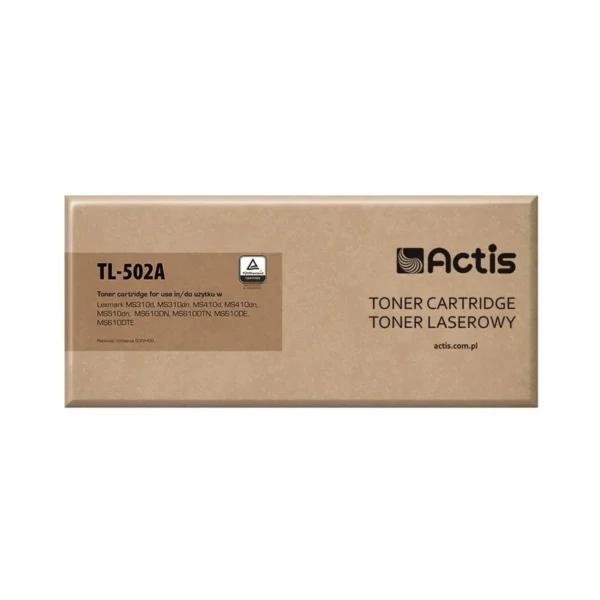 Actis TL-502A toner (replacement for Lexmark 50F2H00; Standard; 5000 pages; black)