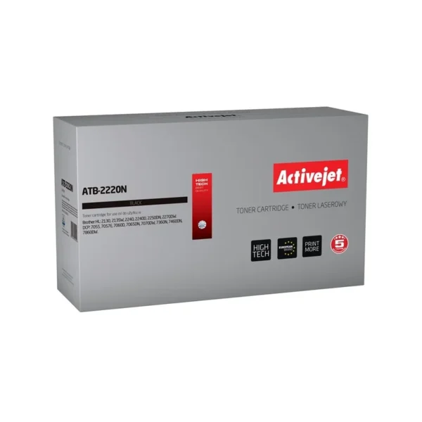 Activejet ATB-2220N Toner (Replacement for Brother TN-2220, TN2220/TN-2010, TN2010; Supreme; 2600 pages; black)
