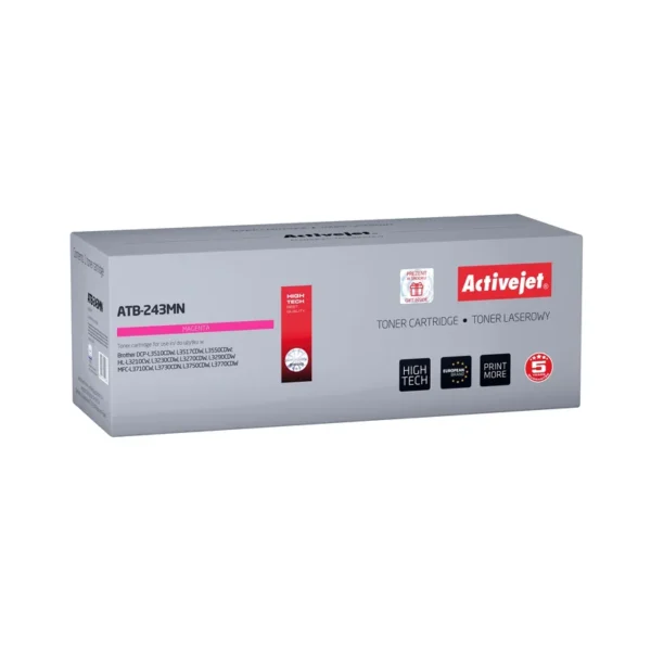 Activejet ATB-243MN toner (replacement for Brother TN-243M; Supreme; 1000 pages; magenta)