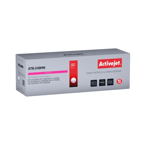 Activejet ATB-248MN Toner for Brother printers; Replacement Brother TN248M; Supreme; 1000 pages; purple)