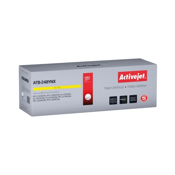 Activejet ATB-248YNX Toner for Brother printers; Replacement Brother TN248XLY; Supreme; 2300 pages; yellow)