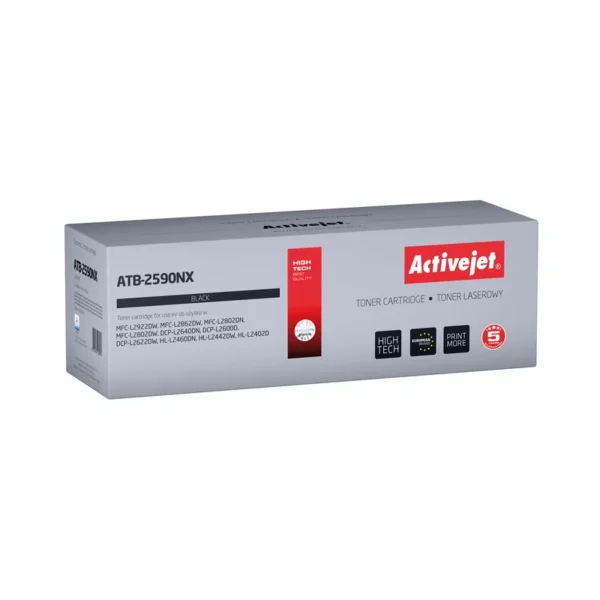 Activejet ATB-2590NX Toner for Brother printers; Replacement Brother TN2590XL; Supreme; 3000 pages; black)