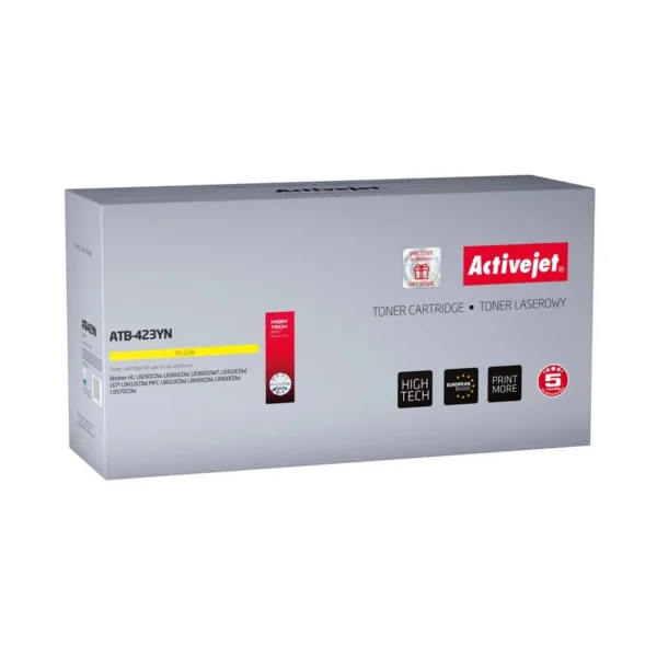 Activejet ATB-423YN toner (replacement for Brother TN-423Y; Supreme; 4000 pages; yellow)