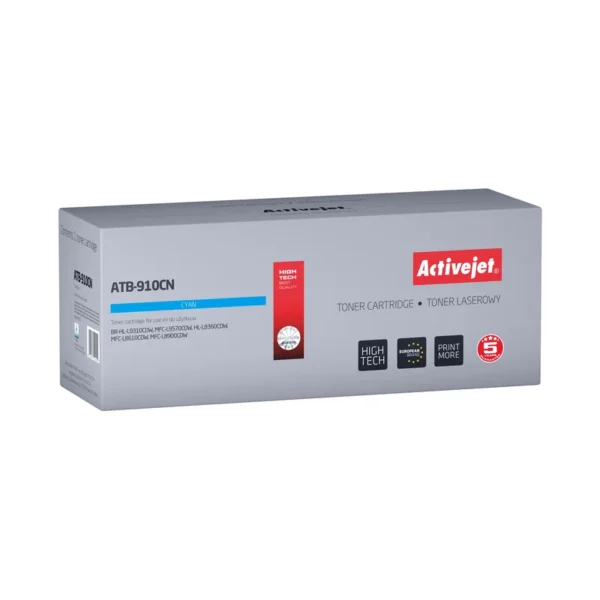 Activejet ATB-910CN Toner (replacement Brother TN-910C; Supreme; 9000 pages; cyan)