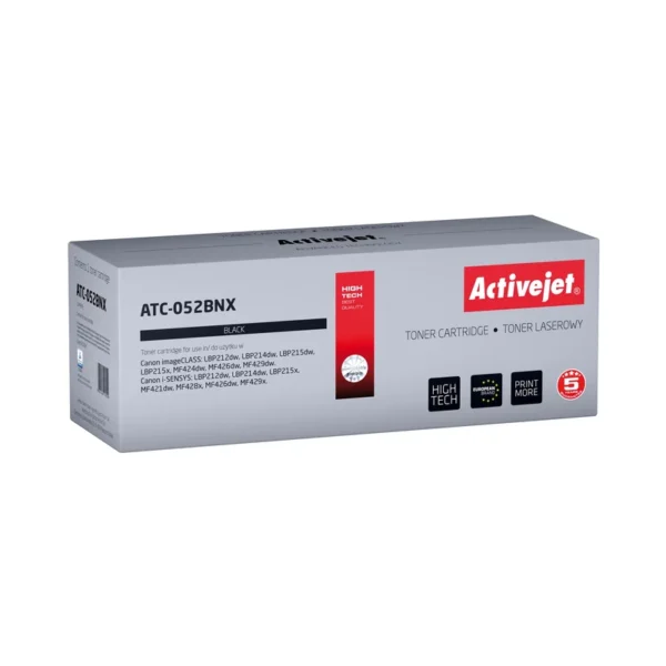 Activejet ATC-052BNX toner (replacement for Canon CRG 052H XL; Supreme; 9200 pages; black)