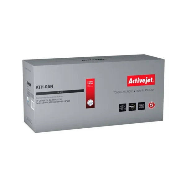 Activejet ATH-06N Toner (replacement for HP 06A C3906A, Canon EP-A; Supreme; 2800 pages; black)