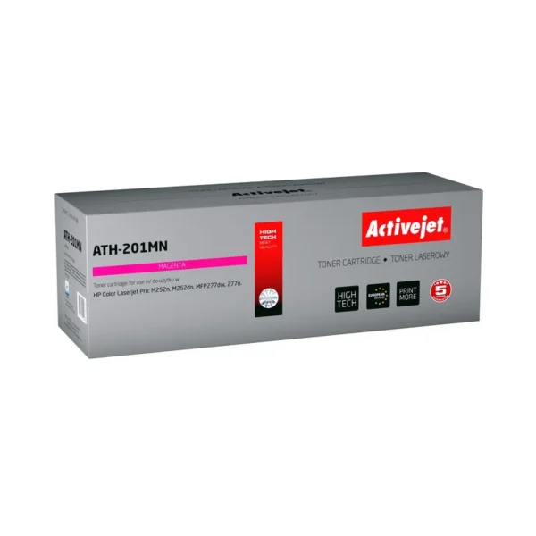 Activejet ATH-201MN toner for HP printer HP 201A CF403A CRG045 replacement; Supreme; 1400 pages; magenta