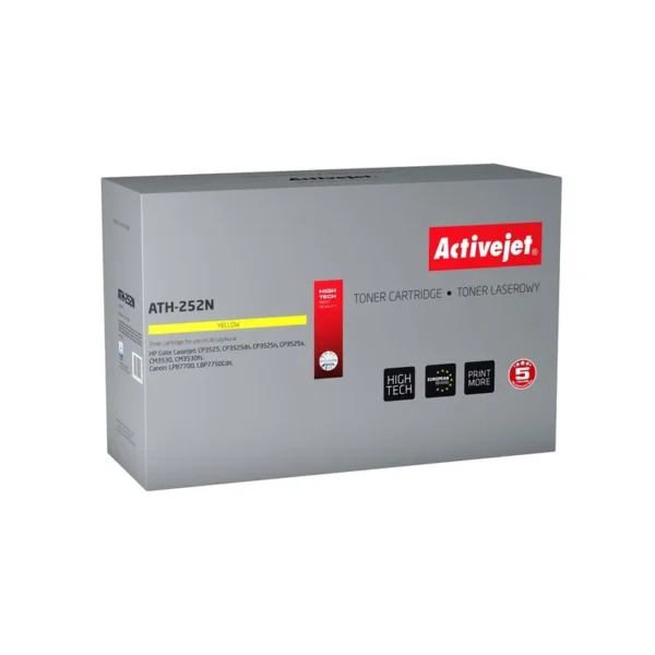 Activejet ATH-252N Toner (replacement for HP 504A CE252A, Canon CRG-723Y; Supreme; 7000 pages; yellow)