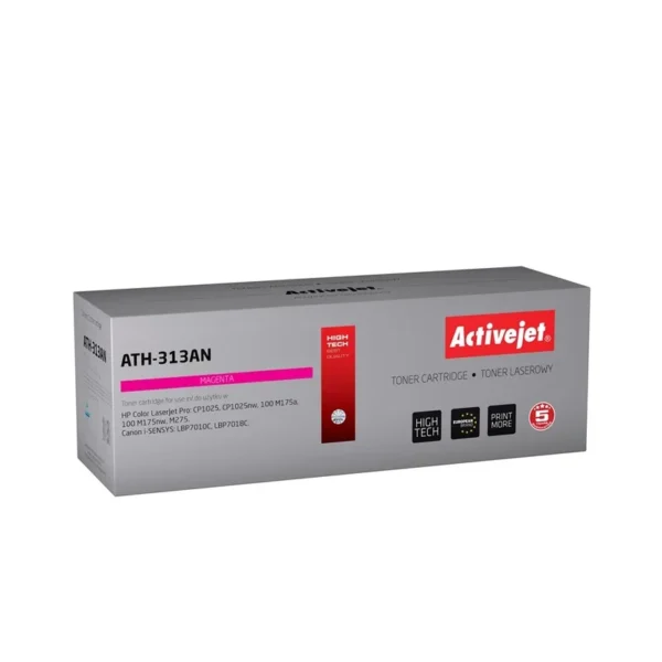 Activejet ATH-313AN Toner (replacement for Canon, HP 126A CRG-729M, CE313A; Premium; 1000 pages; magenta)