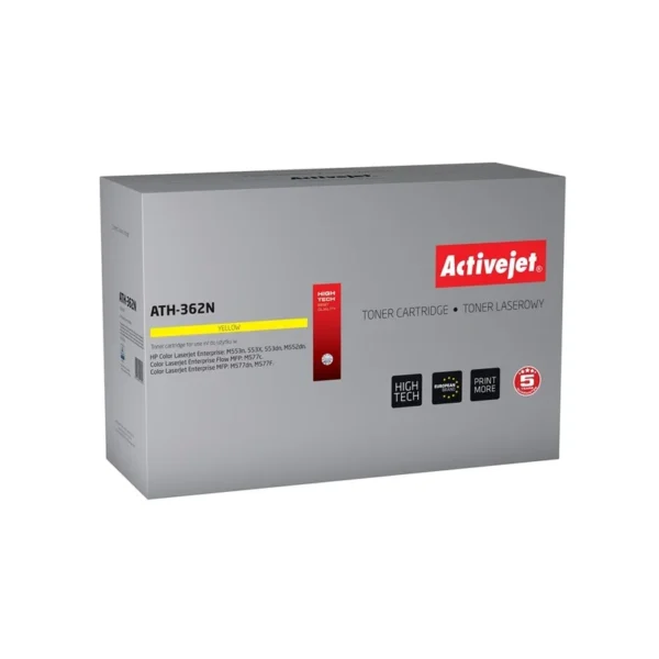 Activejet ATH-362N Toner (replacement for HP 508A HP508A CF362A; Supreme; 5000 pages; yellow)