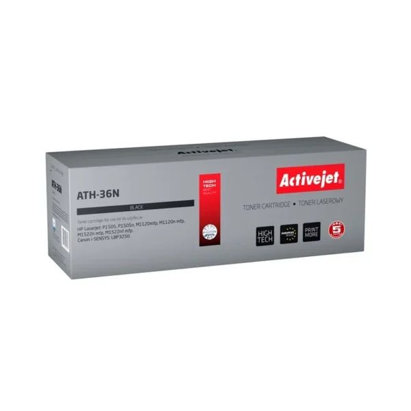 Activejet ATH-36N Toner (replacement for HP 36A CB436A, Canon CRG-713; Supreme; 2000 pages; black)