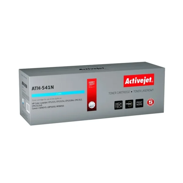 Activejet ATH-541N Toner (replacement for HP 125A CB541A, Canon CRG-716C; Supreme; 1500 pages; cyan)