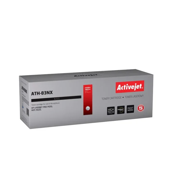 Activejet ATH-83NX toner (replacement for HP 83X CF283X; Supreme; 2400 pages; black)