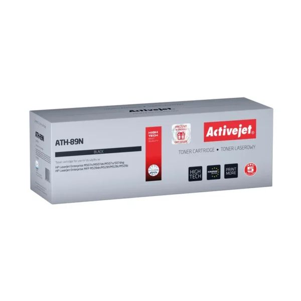 Activejet ATH-89N toner (replacement for HP CF289A HP 89A HP89A; Supreme; 5000 pages; black) - with chip