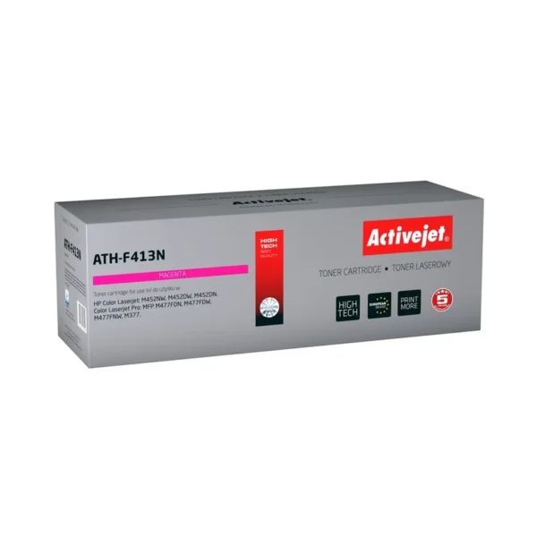 Activejet ATH-F413N toner (replacement for HP 410A CF413A; Canon CRG 046 M 1248C002; Supreme; 2300 pages; magenta)