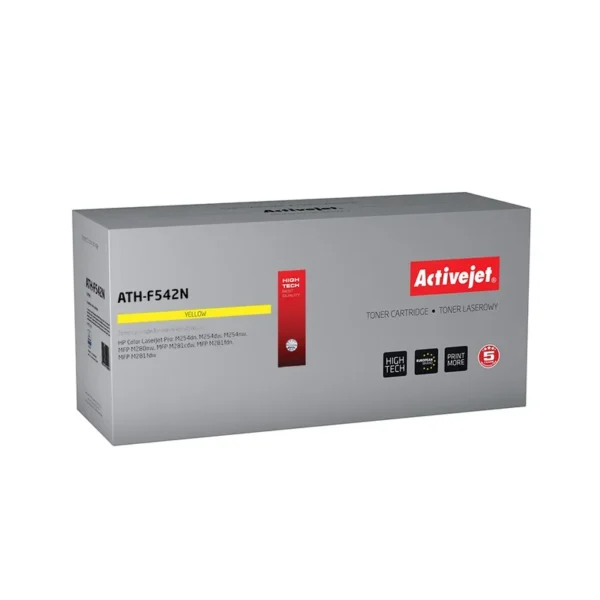 Activejet ATH-F542N toner (replacement for HP 203A HP203A CF542A CRG 054 CRG054; Supreme; 1300 pages; yellow)