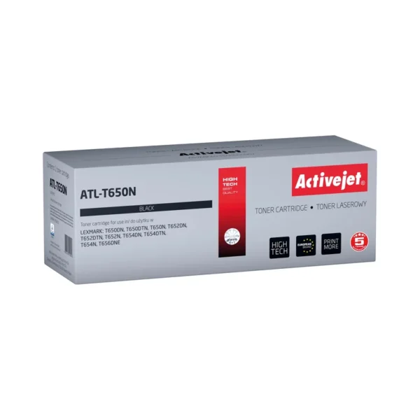 Activejet ATL-T650N toner (replacement for Lexmark T650A11E; Supreme; 7000 pages; black)