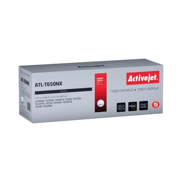 Activejet ATL-T650NX toner (replacement for Lexmark T650H11E; Supreme; 25000 pages; black)