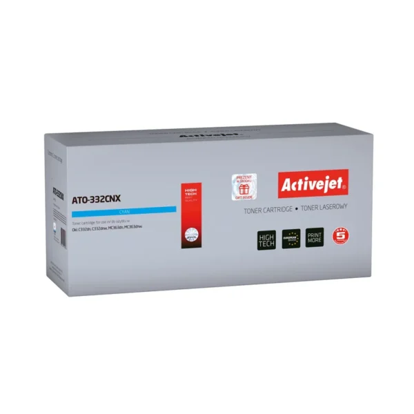 Activejet ATO-332CNX toner (replacement for OKI 46508711; Supreme; 3000 pages; cyan)