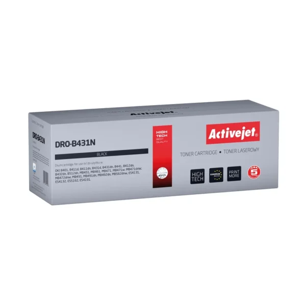 Activejet DRO-B431N drum (replacement for OKI 44574302; Supreme; 25000 pages; black)