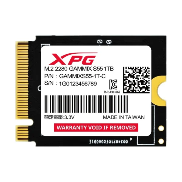 ADATA SSD GAMMIX S55 1TB Gen 4x4 2230