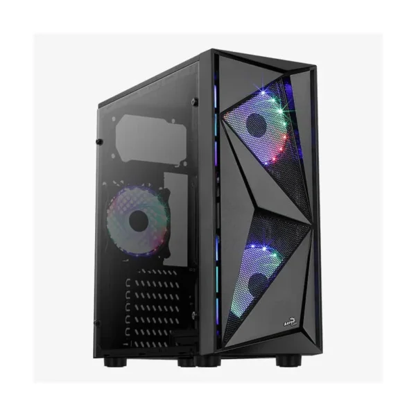 Aerocool Glider Cosmo-A-BK-v2 Midi Tower Black
