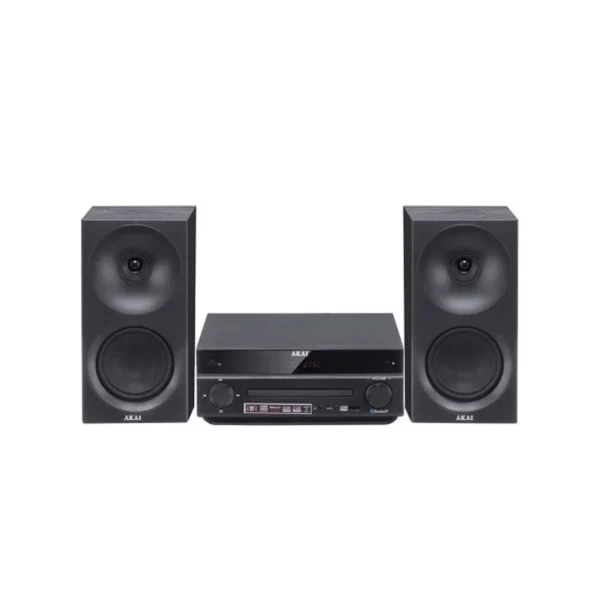AKAI AM-301B System 40W (2x20W) CD MP3 BT USB FM 40 presets AUX RCA, black