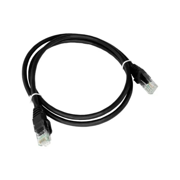 Alantec KKU5CZA1 networking cable Black 0.25 m Cat5e U/UTP (UTP)