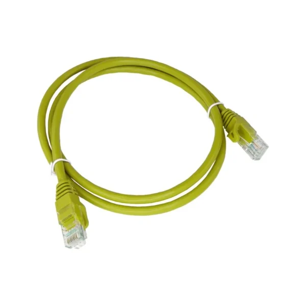 Alantec KKU5CZA1 networking cable Yellow 0.25 m Cat5e U/UTP (UTP)