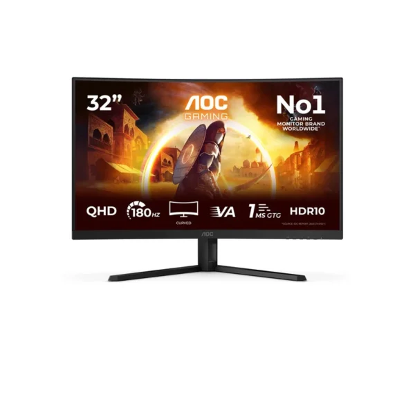 AOC G4 CQ32G4VEAD computer monitor 80 cm (31.5") 2560 x 1440 pixels Black, Grey