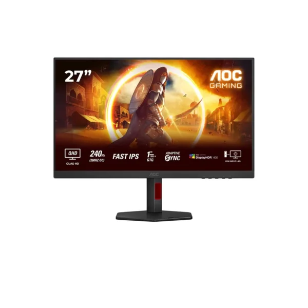 AOC G4 Q27G4ZR computer monitor 68.6 cm (27") 2560 x 1440 pixels Quad HD LED Black, Red