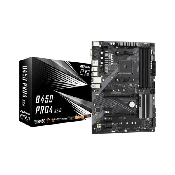 Asrock B450 Pro4 R2.0 Socket AM4 ATX AMD B450