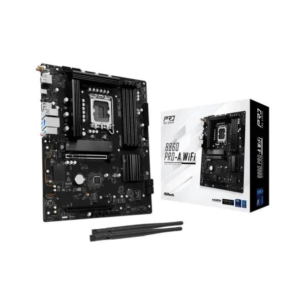 Asrock B860 Pro-A WiFi Intel B860 LGA 1851 (Socket V1) ATX