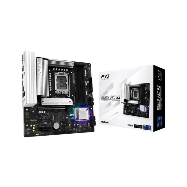 Asrock B860M Pro RS Intel B860 LGA 1851 (Socket V1) micro ATX