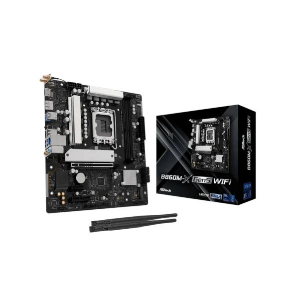 Asrock B860M-X Gen5 WiFi Intel B860 LGA 1851 (Socket V1) micro ATX