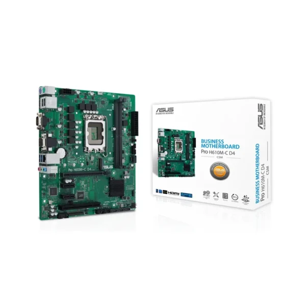 ASUS PRO H610M-C D4-CSM Intel H610 LGA 1700 micro ATX