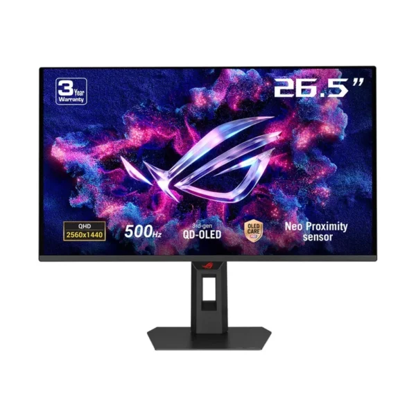 ASUS ROG Strix OLED XG27AQDPG computer monitor 67.3 cm (26.5") 2560 x 1440 pixels Wide Quad HD QD-OLED Black