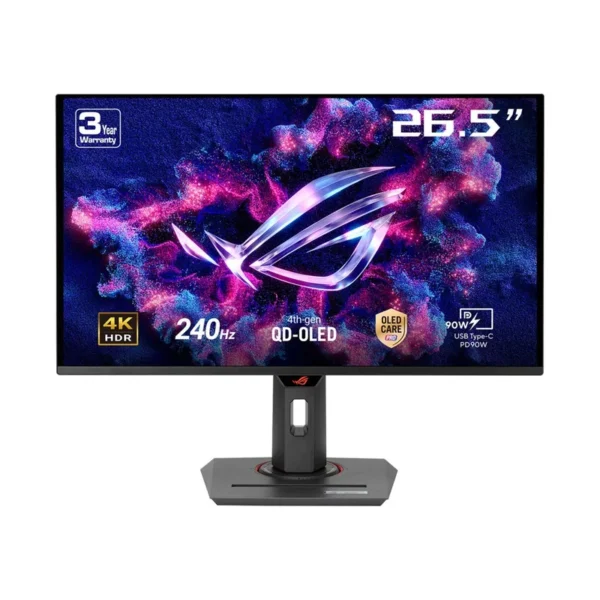 ASUS ROG Strix OLED XG27UCDMG computer monitor 67.3 cm (26.5") 3840 x 2160 pixels 4K Ultra HD QD-OLED Black