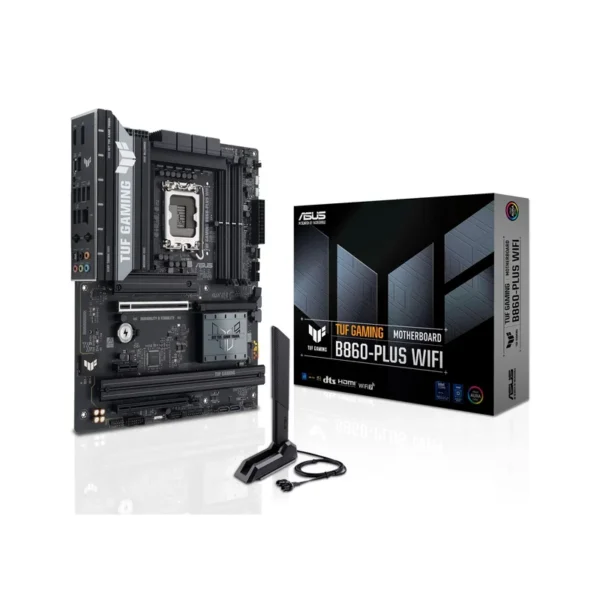 ASUS TUF GAMING B860-PLUS WIFI Intel B860 LGA 1851 (Socket V1) ATX motherboard