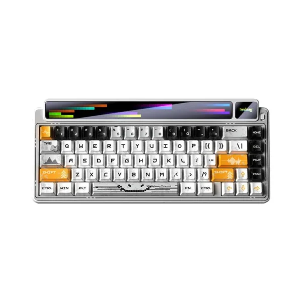 AULA Gasket AMG65 White LightFeather RGB Keyboard